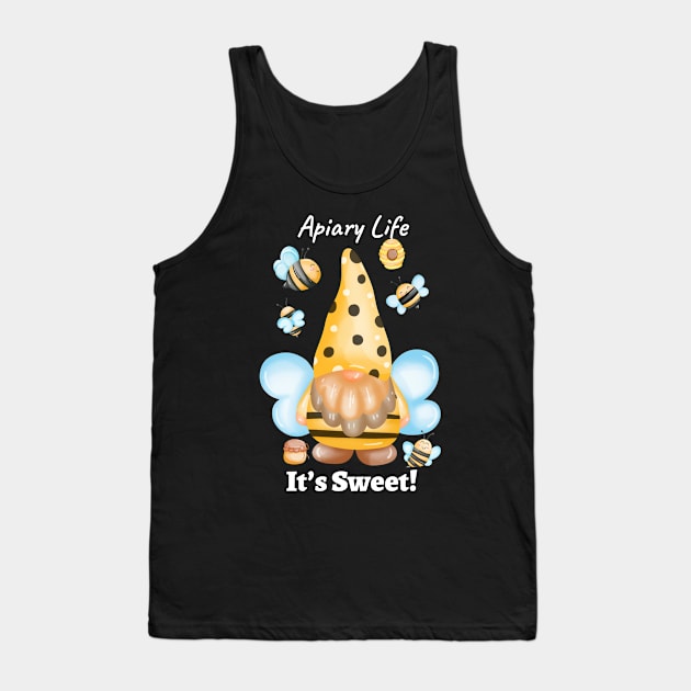 Apiary Life It's sweet beekeeper and bees Tank Top by DesignIndex